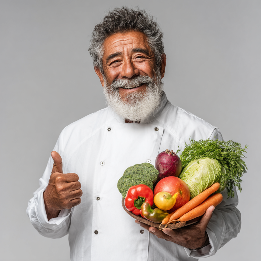 Preparación de comida saludable